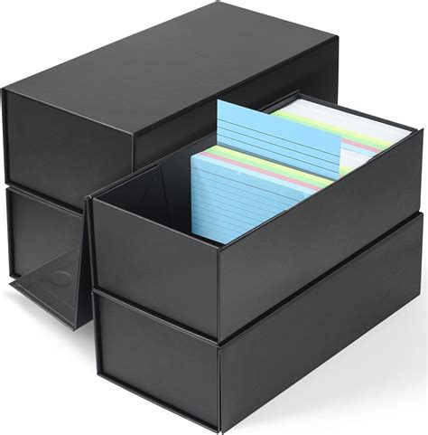 metal 3x5 index card box|3x5 index card organizer.